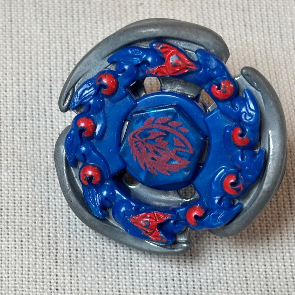 Beyblade Metal Fury Spiral Fox 130D Hasbro Blue Red Silver Vintage 2012